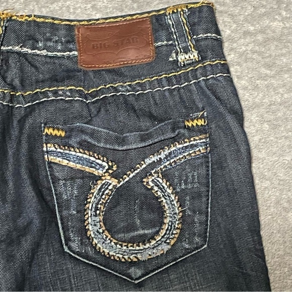 Big Star vintage collection Vegas jeans size 29 dark wash distressed - Picture 9 of 12